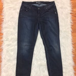 Silver Brand Polka Dot skinny jeans